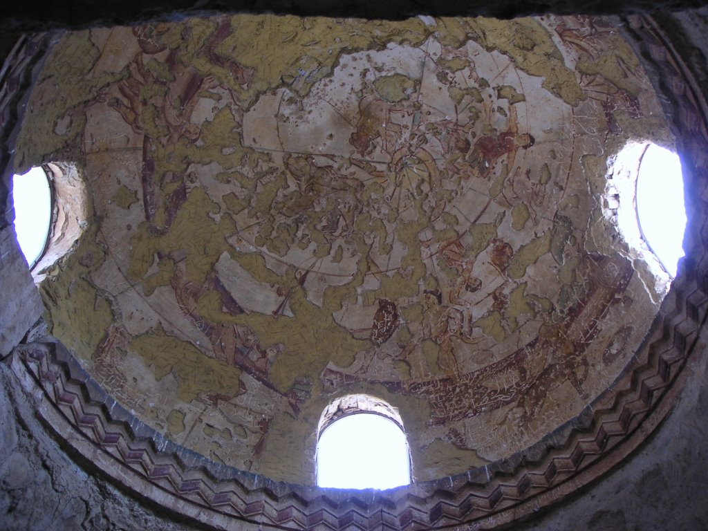 Quseir Amra, fresco by Kertész Attila