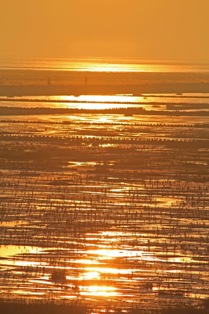 Sunset in the Wadden Sea by Windbergbewohner