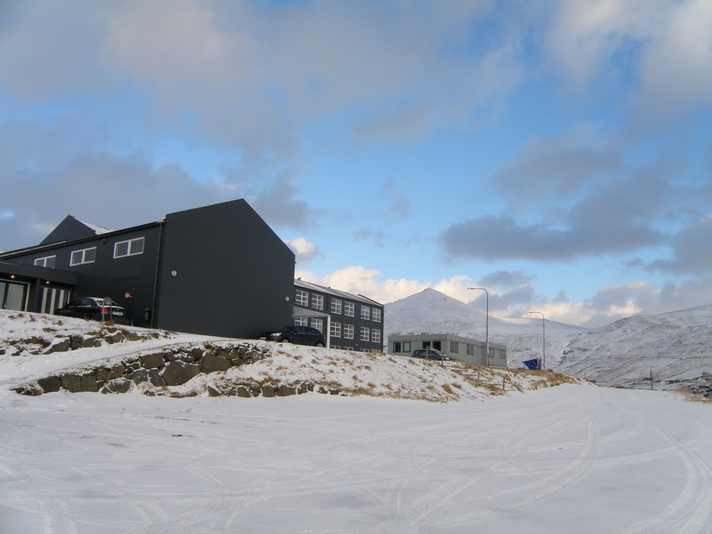 Høllin á Giljanesi, Sports Hall on Giljanes, Vágar, Faroe Islands by Eileen Sandá