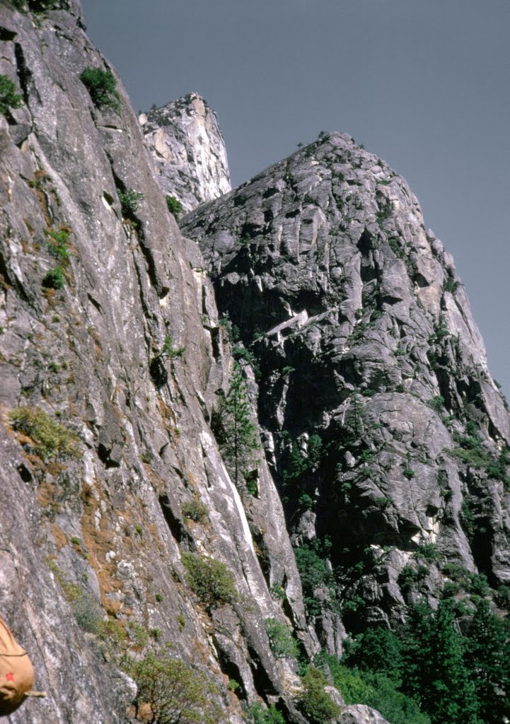 Scenes from the climb, Yosemite, September 1972 by catemills