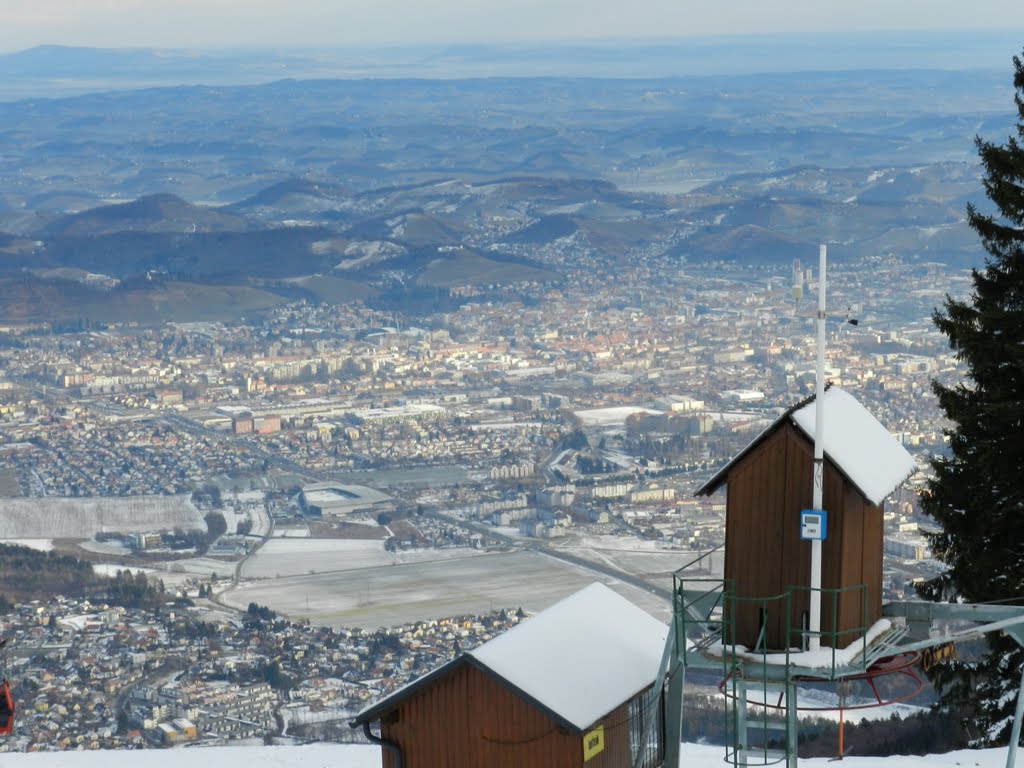 Pohorje, pogled na Maribor by janezmb