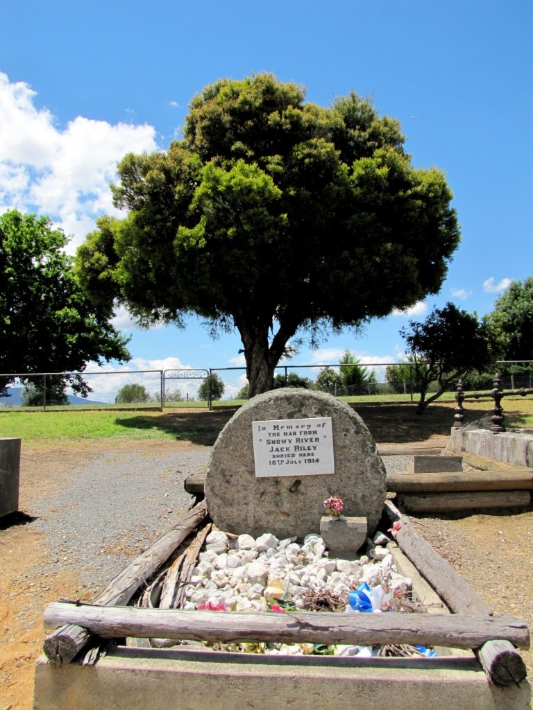 Final resting place, Jack Riley 'The Man From Snowy River' - Corryong, Victoria by Luke Johnston