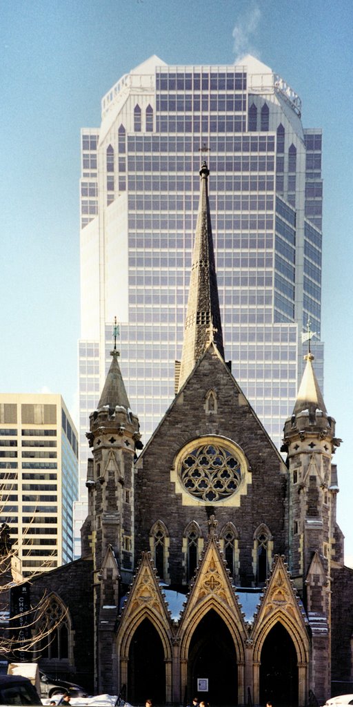 Montreal St Andrew Church. Past/Present by Enrico Antongiovanni