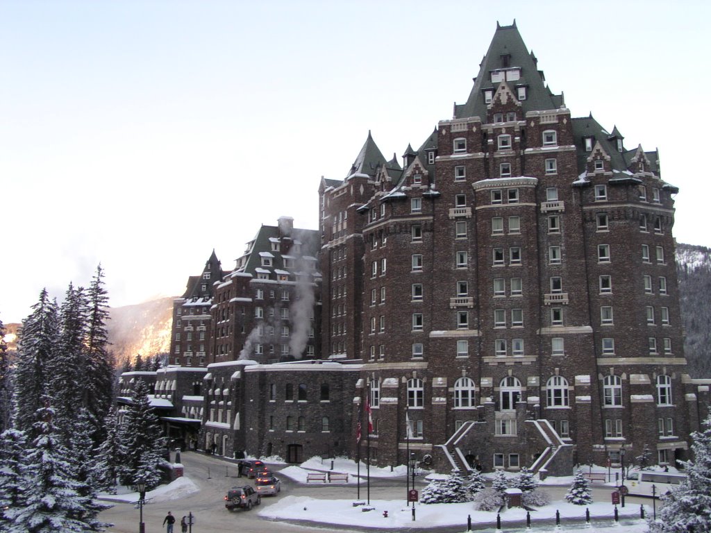 Banff Springs Hotel by Ray Caufield