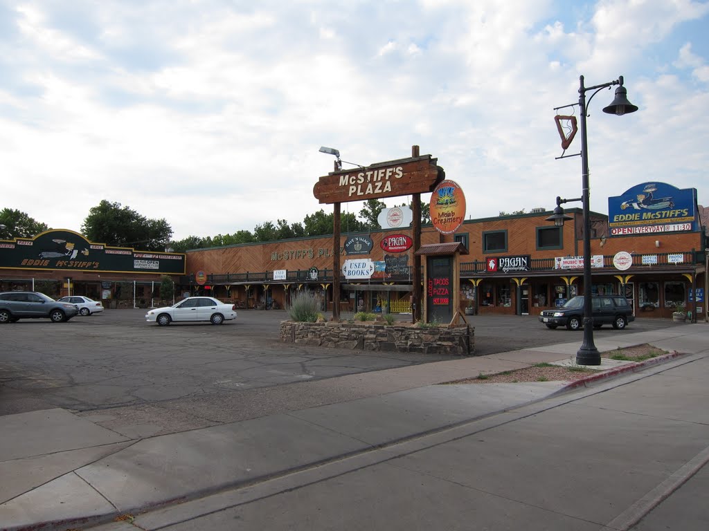 McStiff's Plaza (small strip mall) off of S. Main St. (looking southeast) by VasMan