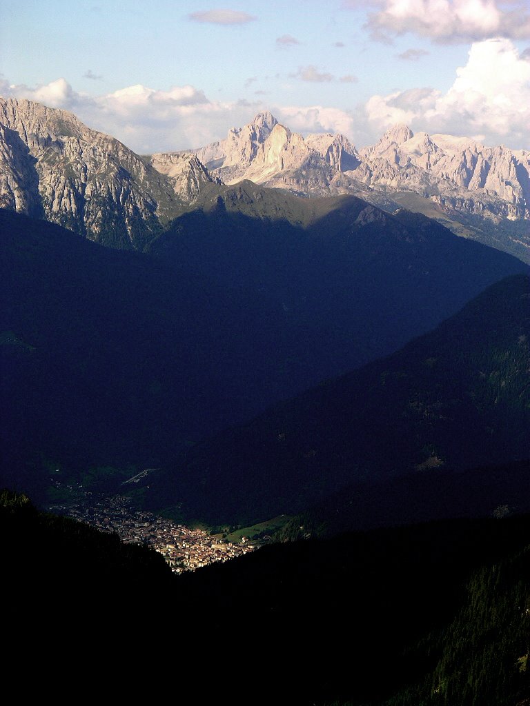 Predazzo vista da sella Cauriol by paolo spagnolli