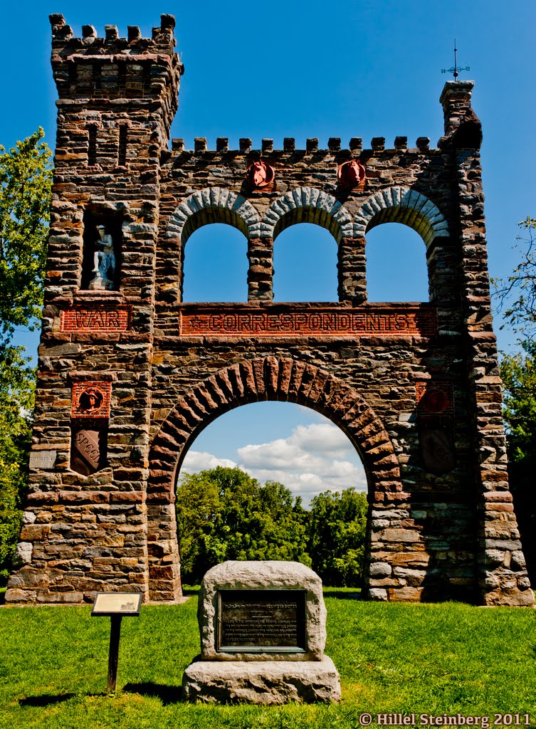 War Correspondents Memorial, Gathland State Park, Maryland 2011 by © Hillel Steinberg