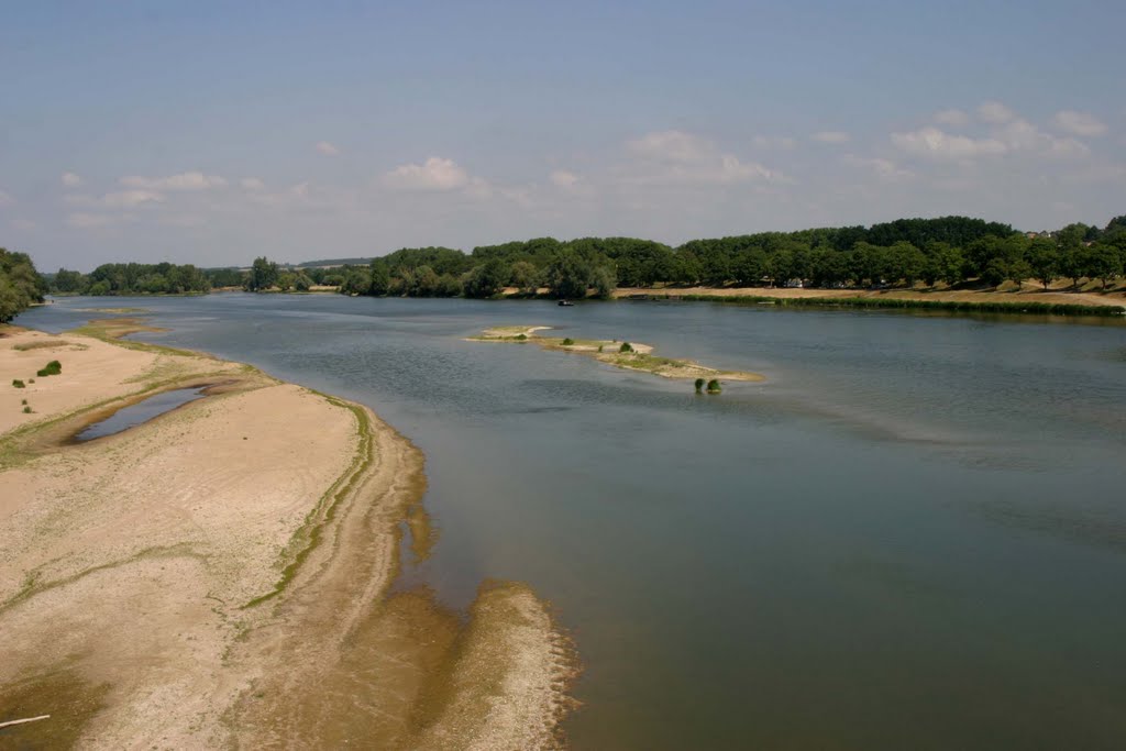 La Loire vue du pont-canal de Briare by Elymalijo