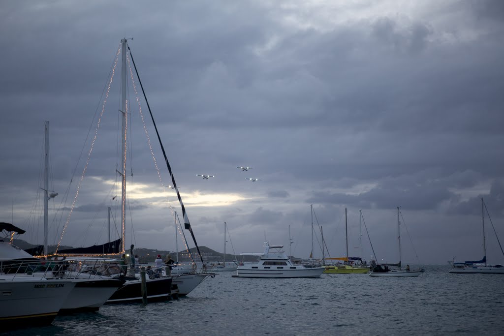 Christiansted, St Croix, USVI, Boat Parade by alexbunjes