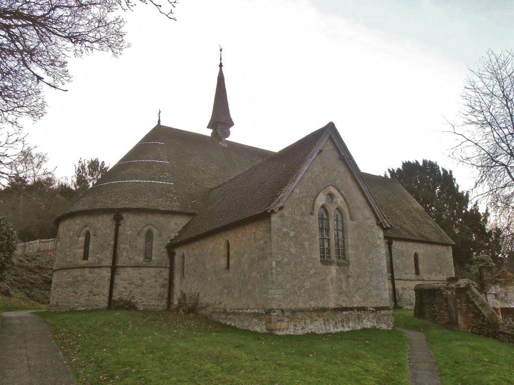 Saint Mark's church Peaslake by DixieTraveler