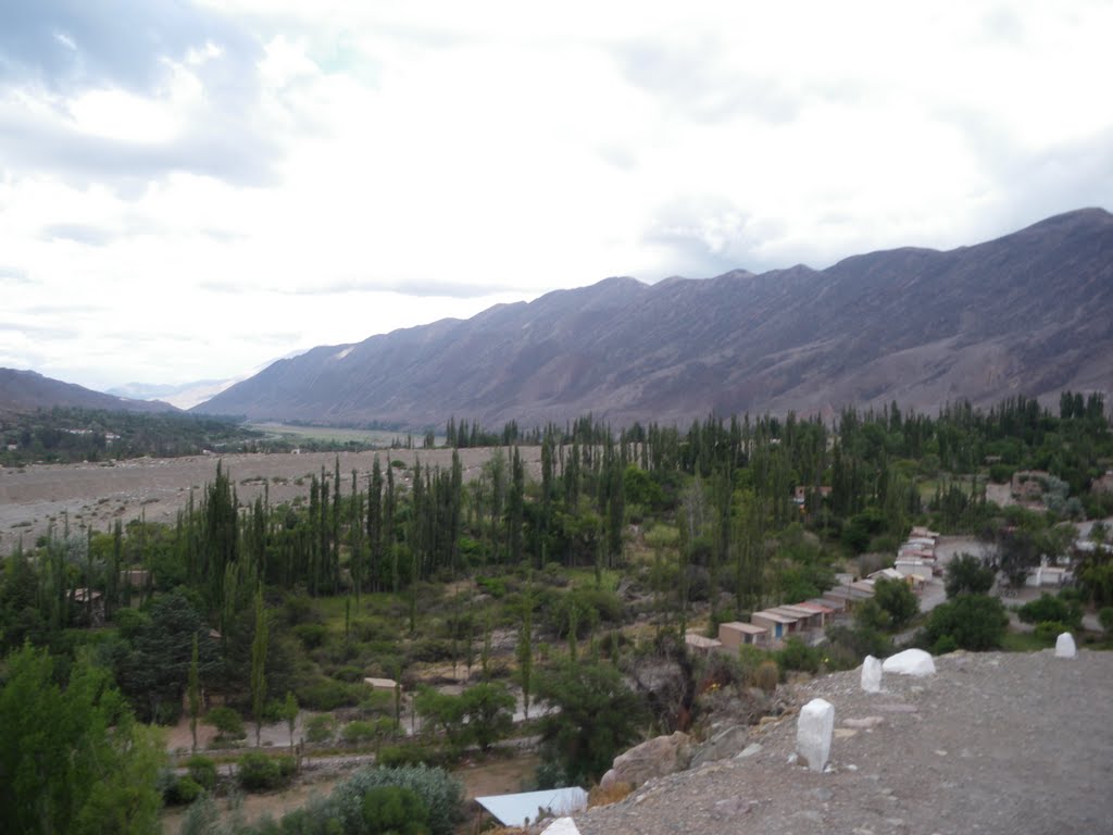 View of Quebrada de Humahuaca from El Pukara by gorgorgorian