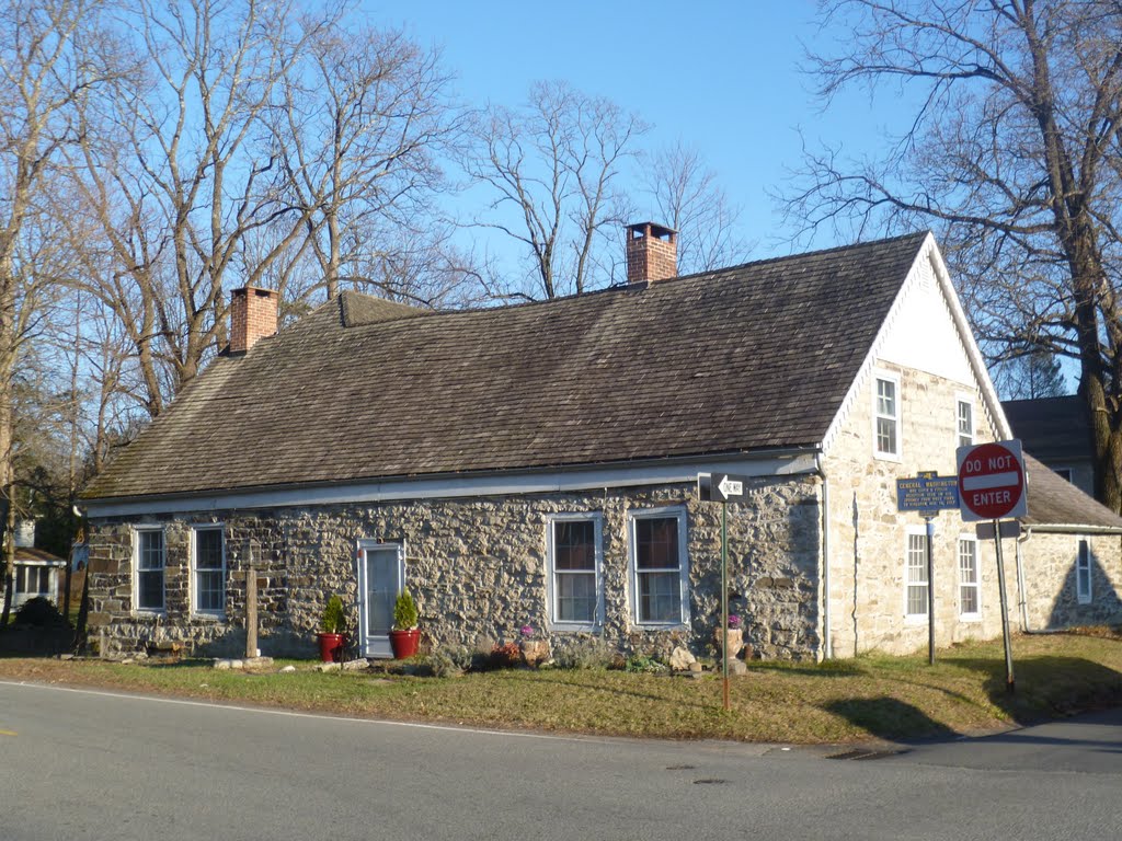 Abraham Houghtaling house, 17-18c. by Mark Caro Yallum