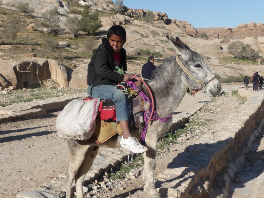 Desfiladero,Petra,Jordania by Eva Olmedo