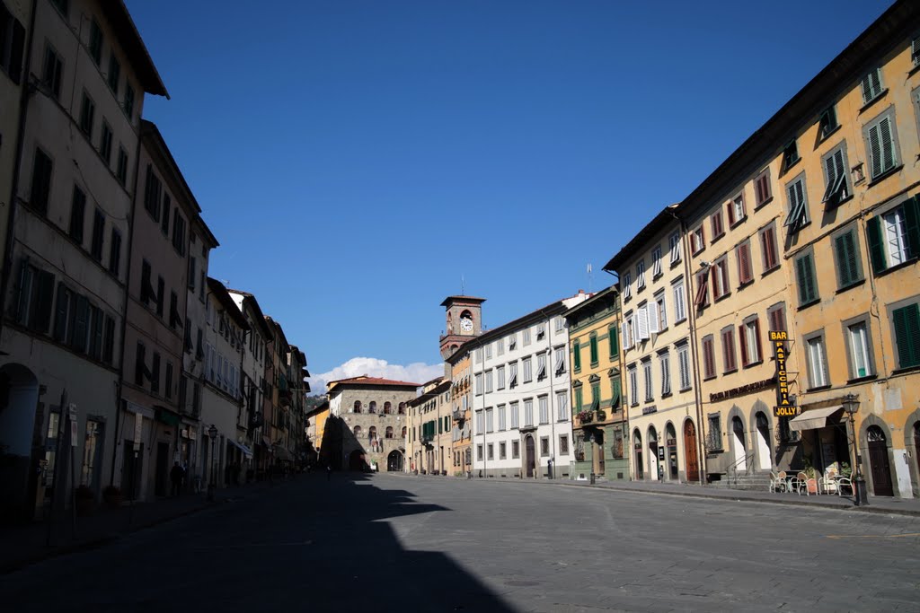 Piazza Mazzini in Pescia by Otto Domes