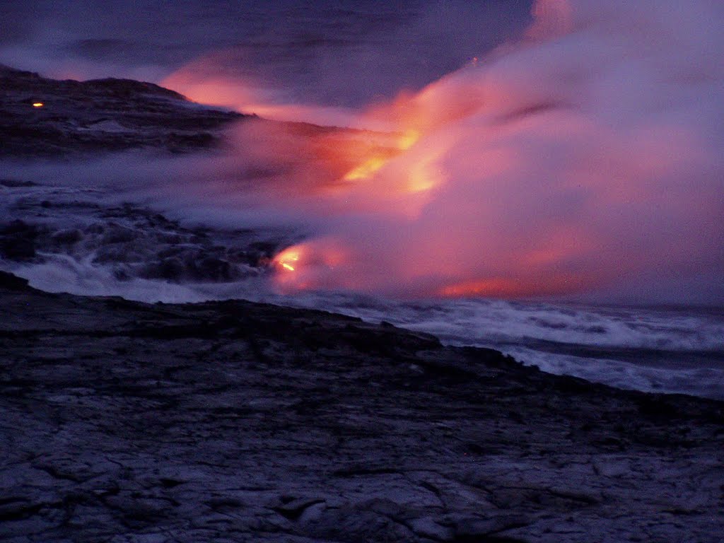 Evening eruption by Anatoly Chernyshev