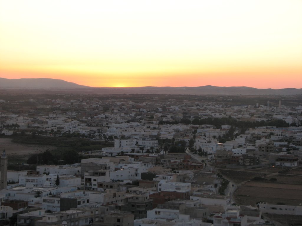 Fort de Kelibia: vue sur les villes de Kelibia et HAMMAM EL GHEZAZ by Malek BEN AISSA