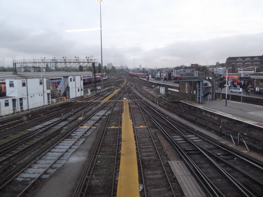 Clapham Junction, London-bound by Stuart Keenan