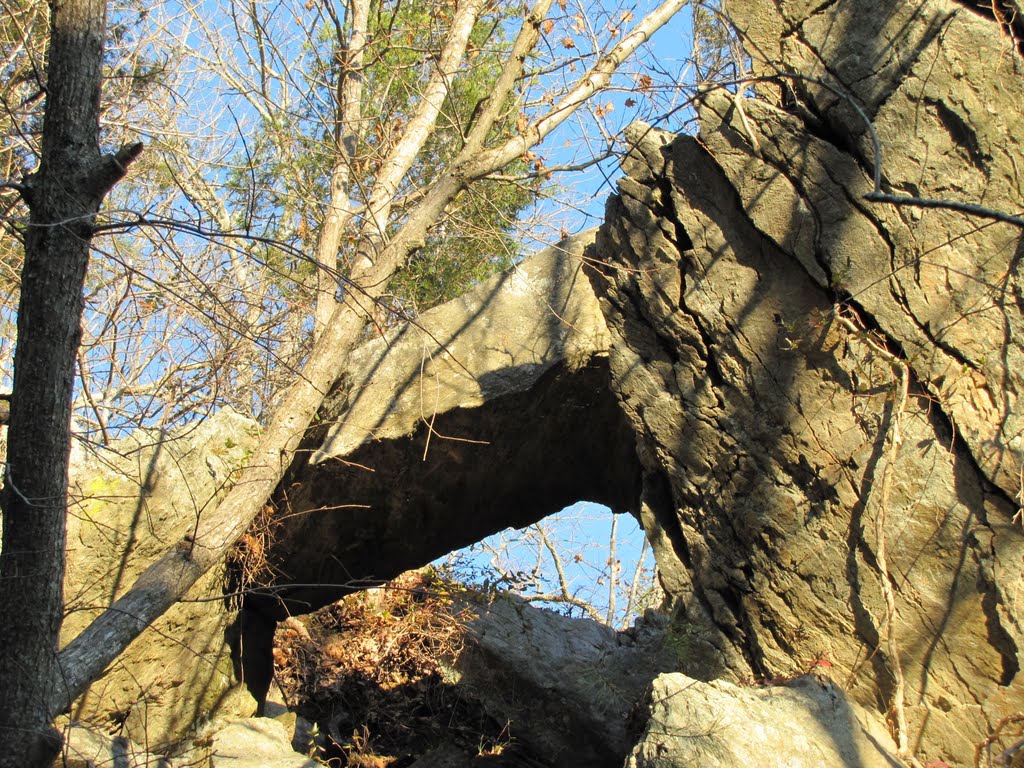 Great Falls Park Natural Bridge by Chris Sanfino