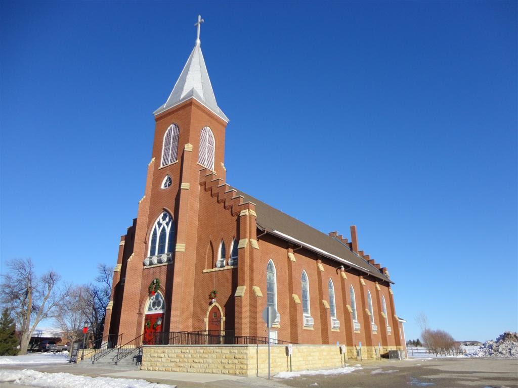 St Wenceslaus Catholic church, Wilson, KS by marnox1