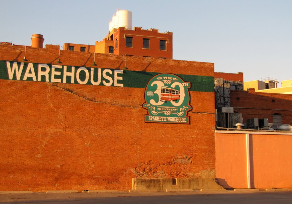 The Spaghetti Warehouse Building (View from the Parking Lot) by WOLFGANG DEMINO