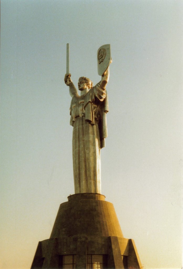 The Motherland Statue - Kiev - 1987 by dustydemon