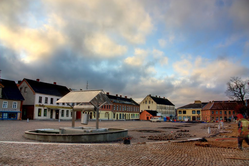 Dobele historic market square reconstruction II by Vilnis R.