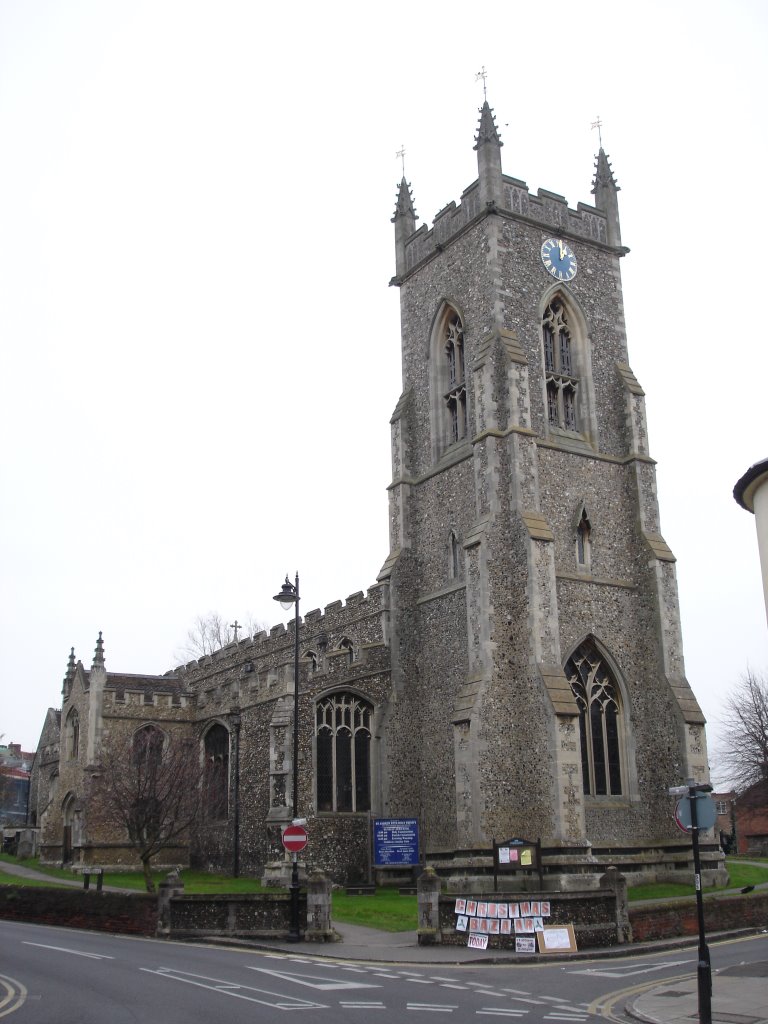 St Andrew with Holy Trinity church, Halstead by StephenHarris