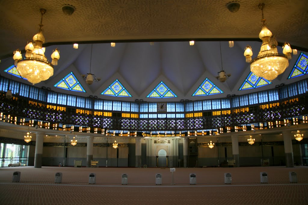 National Mosque of Malaysia, Kuala Lumpur, Malaysia by Hans Sterkendries