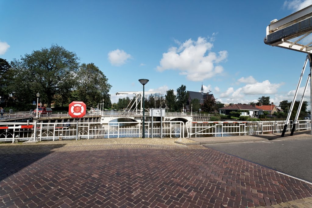 Harlingen - Franekereind - View NE on Singel brug 1908 by txllxt TxllxT