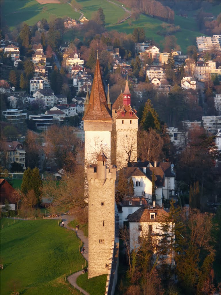 Musegg towers, Lucerne, Switzerland by SammySambo76