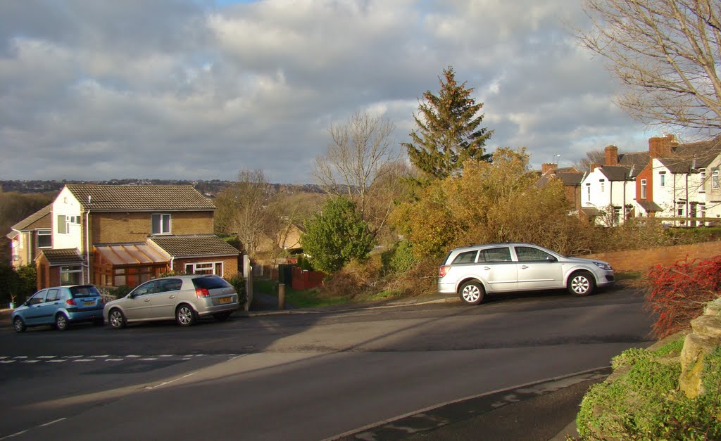 Moor View Road from Camping Lane, Woodseats, Sheffield S8 by sixxsix