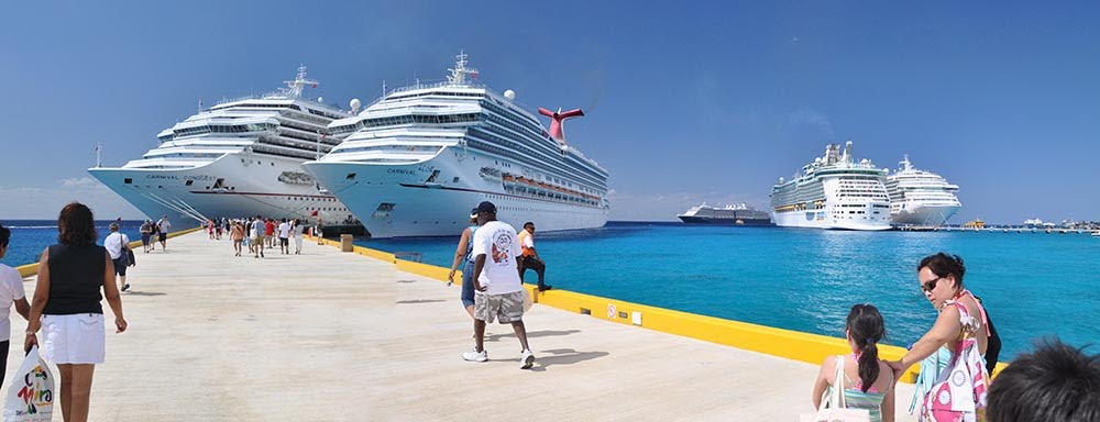 Cozumel Ships by M Caton