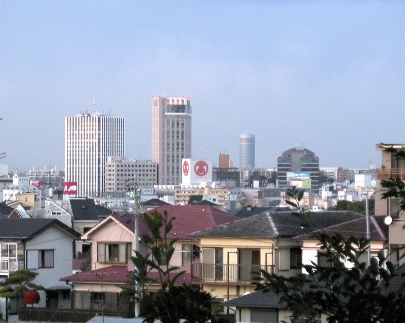 野毛山公園から、横浜駅方面を望む (From Nogeyama Park, overlook the direction of Yokohama Station) by Yossy Yossy