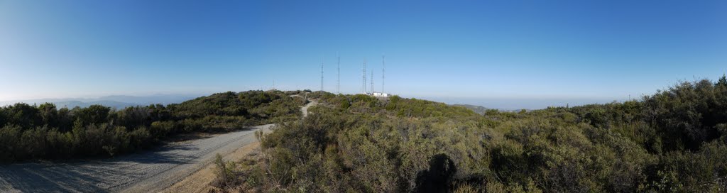 Panoramic view from gravel road on ridge of Mt. Vaca (looking north @ center) by VasMan