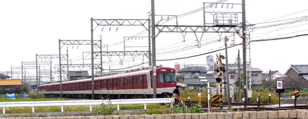 日本 奈良 尼辻 近鉄線 rail crossing,Amagatsuji,Nara,Japan by Percy Tai  漆園童