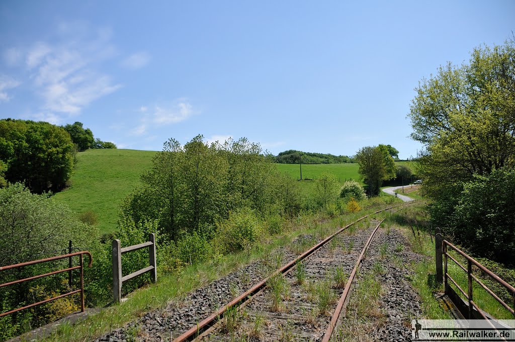 Blick von der Unterführung zurück in Richtung Eygurande by Railwalker