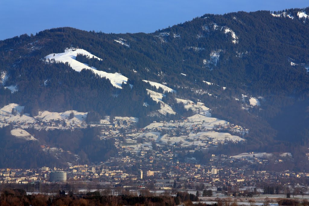 Dornbirn and Watzenegg with Schwendehill by Kurt Schwendinger