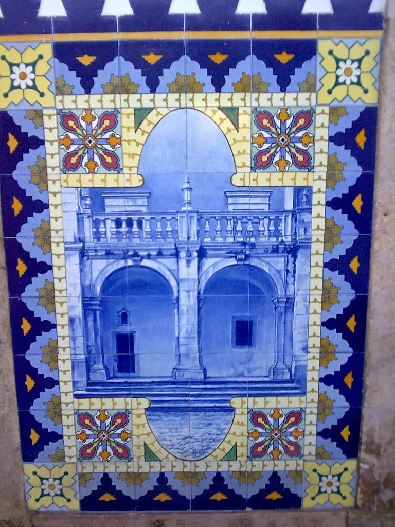 Beja. Painel de azulejo. by A. Miranda