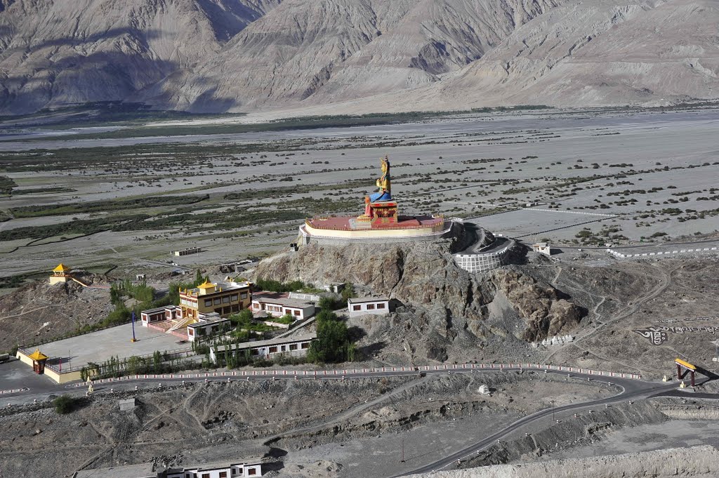 India, Diskit monastery, Nubra valley by A. Yaniv