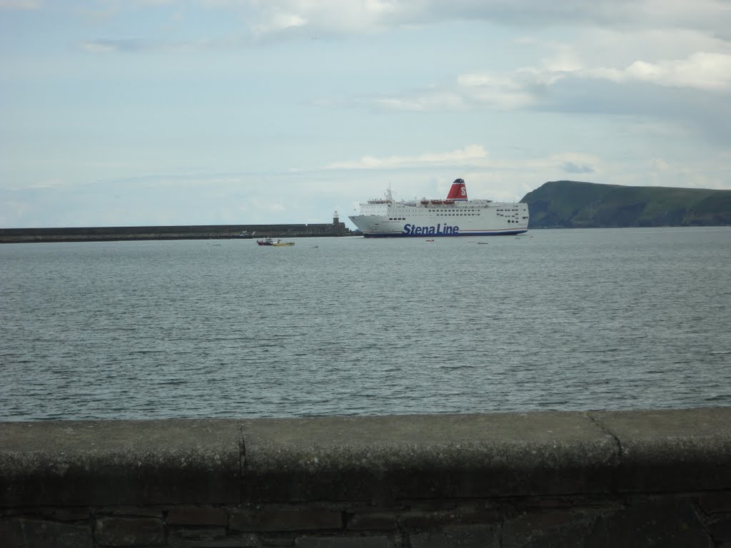 Irish ferry, At Fishguard. by ronvalley