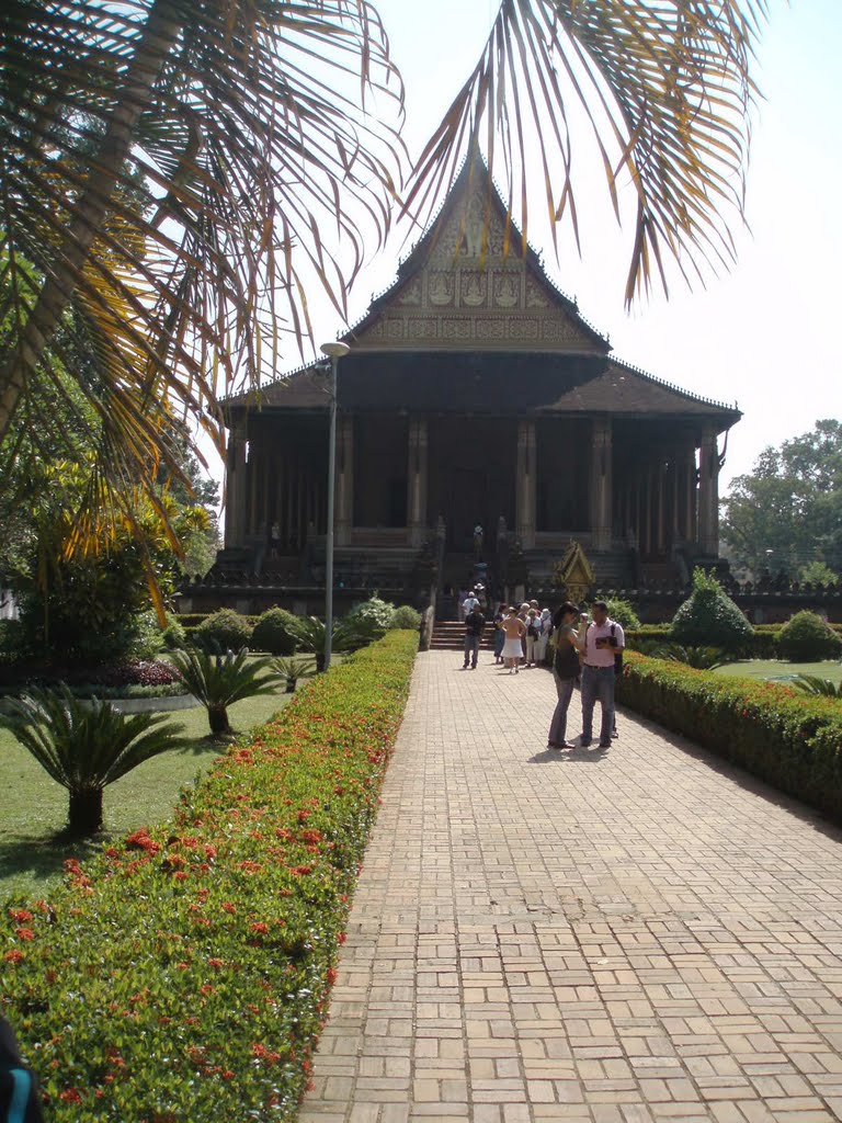 Ho Phra Keo - the temple of the Emerald Buddha, Vientiane by marhas marhas