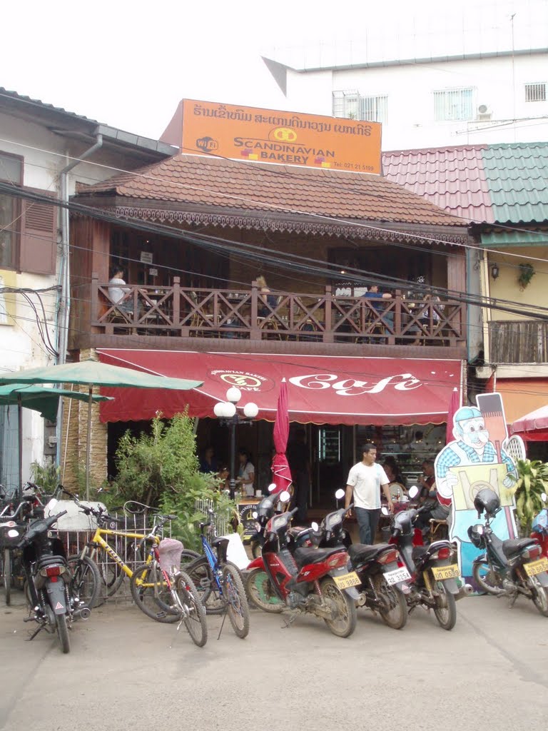 Scandinavian Bakery Café, Nam Phou, Vientiane by marhas marhas