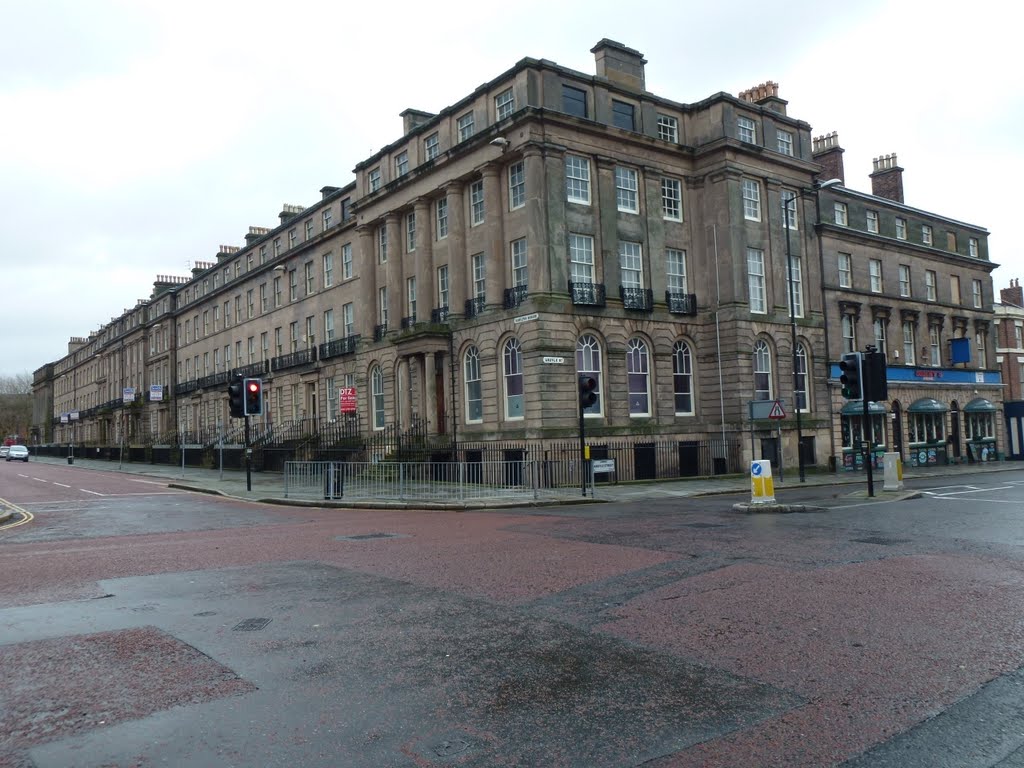 View Along The South Side Of Hamilton Square by Peter Hodge