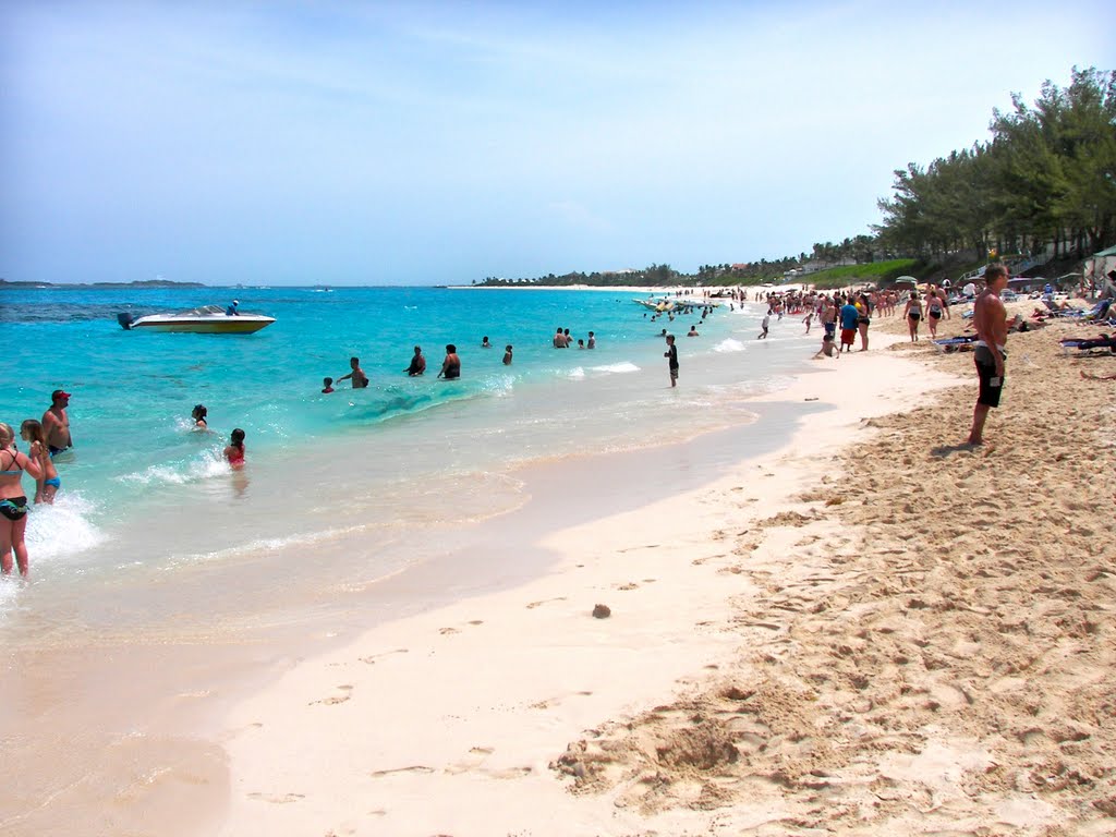 Cabbage Beach, Nassau, Bahamas by Michael Crocker