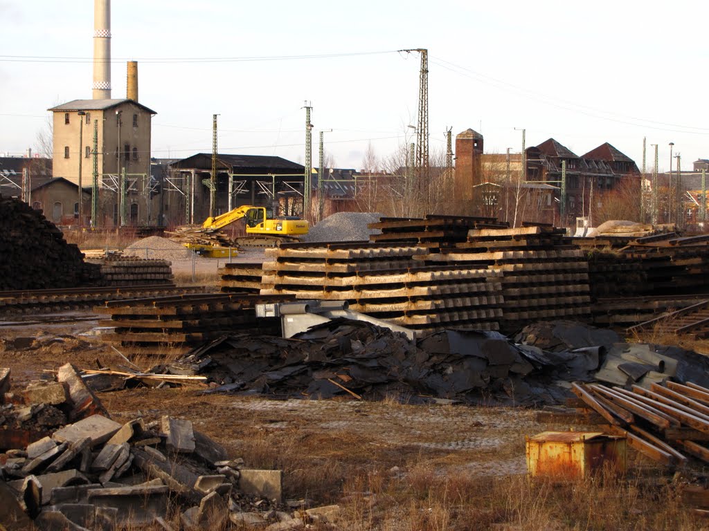 Bahnhofsgelände am Hauptbahnhof Chemnitz by A.Stoffel