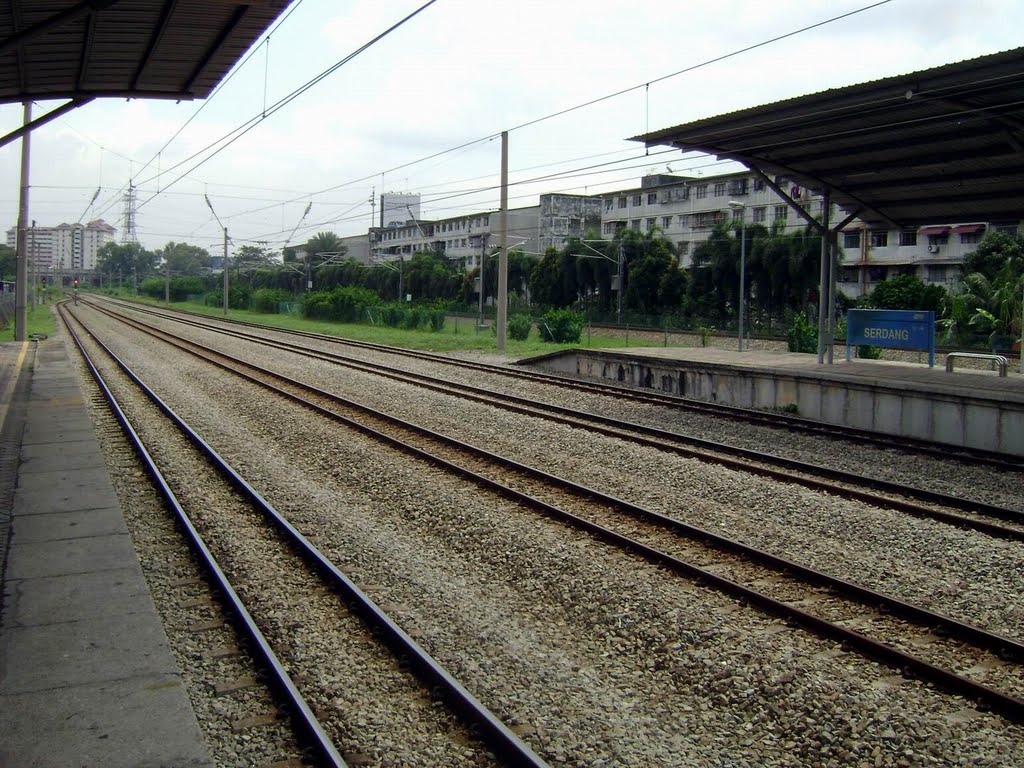 Serdang Railway Station, Selangor, Malaysia by Taha Tahir