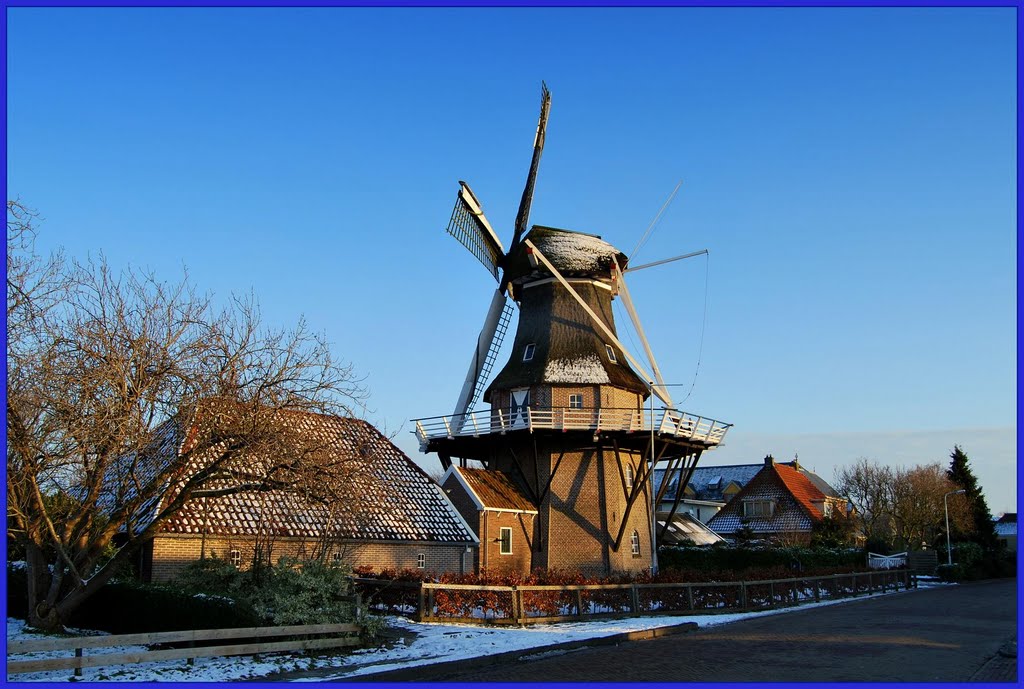 Noordwolde, molen Windlust by Romke Hoekstra