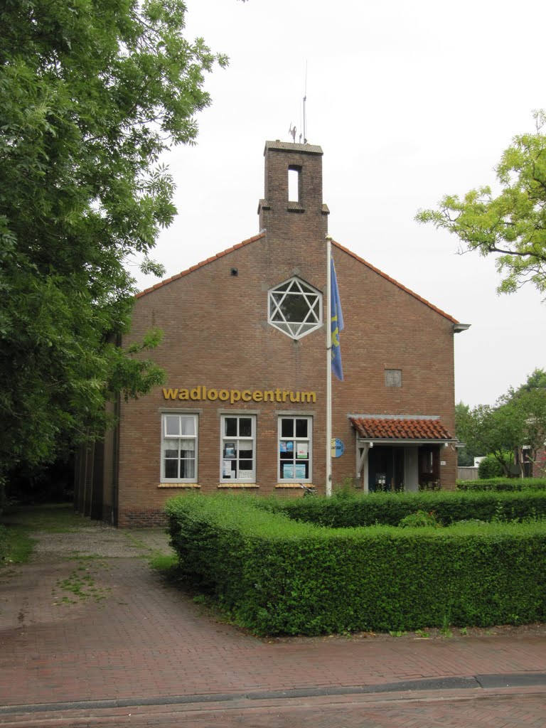 Wadloopcentrum (former Gereformeerde kerk - Reformed church) by Willem Nabuurs