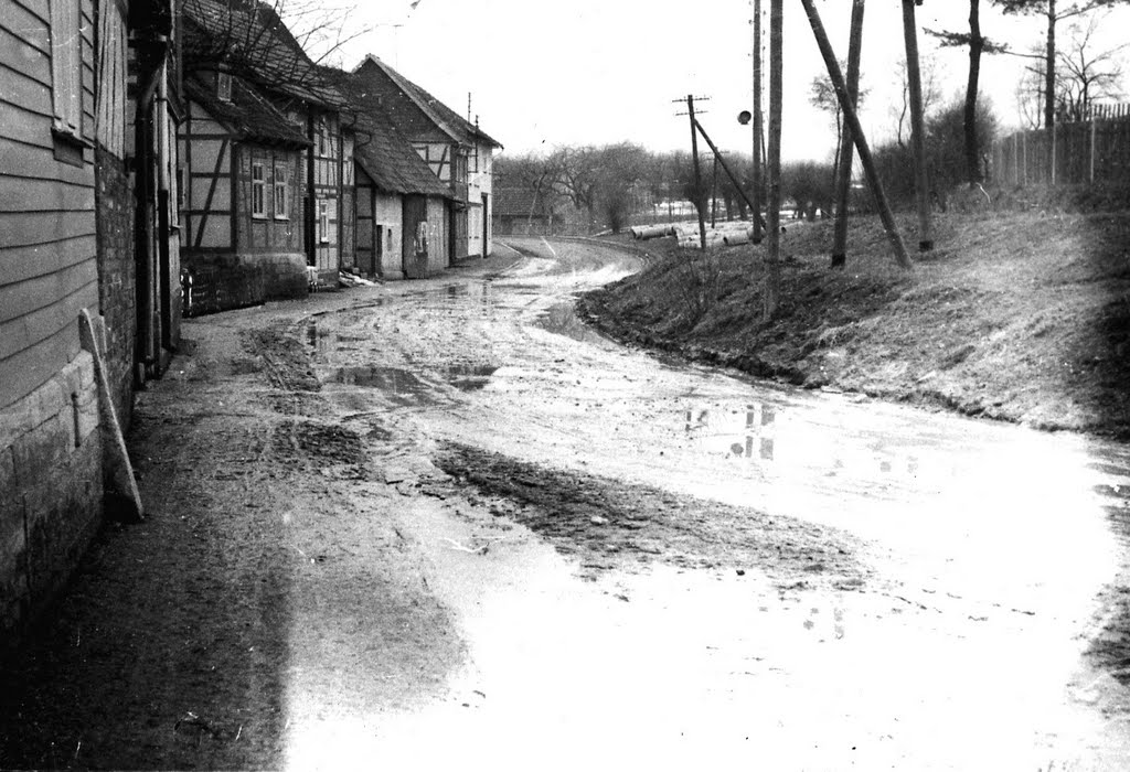 Niederdorla history um 1960 - Oppershäuser Straße by volkid