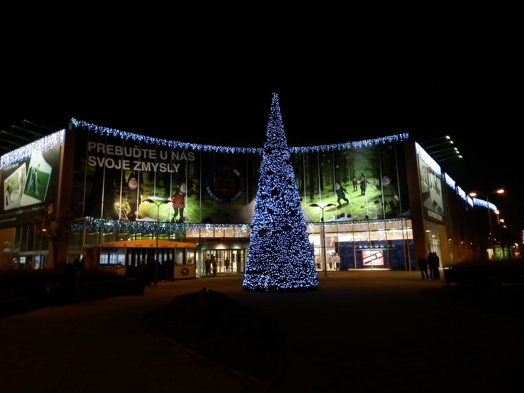 Nitra Centro at Christmas by Bibiana Papp